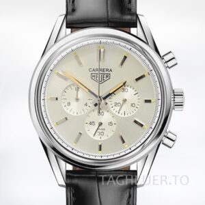 Tag Heuer Carrera Men CBK221B.FC6479 43mm Silver tone White