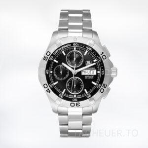 Tag Heuer Aquaracer CAF2010.BA0815 43mm Men s Watch Silver tone